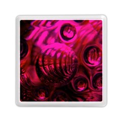 Abstract Bubble Background Memory Card Reader (square) 