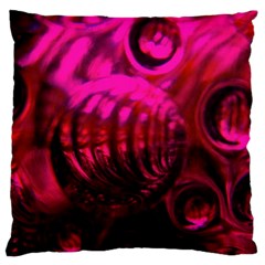 Abstract Bubble Background Large Cushion Case (one Side)