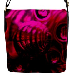 Abstract Bubble Background Flap Messenger Bag (s)