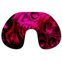 Abstract Bubble Background Travel Neck Pillows by Amaryn4rt