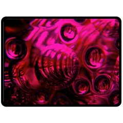 Abstract Bubble Background Double Sided Fleece Blanket (large) 