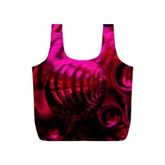 Abstract Bubble Background Full Print Recycle Bags (s) 