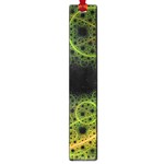 Abstract Circles Yellow Black Large Book Marks Front