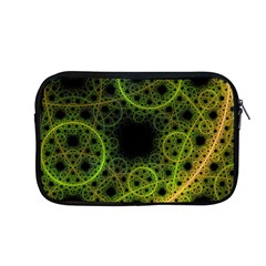 Abstract Circles Yellow Black Apple Macbook Pro 13  Zipper Case