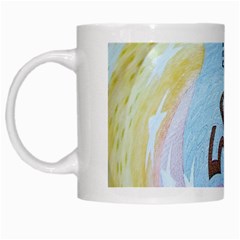 Abstract Currency Background White Mugs