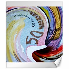 Abstract Currency Background Canvas 20  X 24  