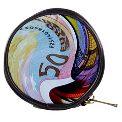 Abstract Currency Background Mini Makeup Bags