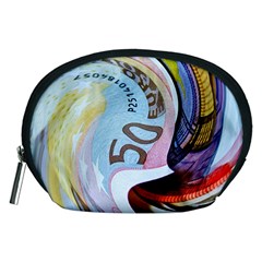 Abstract Currency Background Accessory Pouches (medium) 