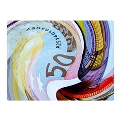 Abstract Currency Background Double Sided Flano Blanket (mini) 