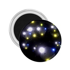 Abstract Dark Spheres Psy Trance 2 25  Magnets by Amaryn4rt