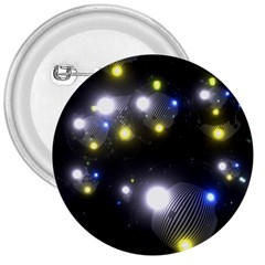 Abstract Dark Spheres Psy Trance 3  Buttons