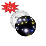 Abstract Dark Spheres Psy Trance 1.75  Buttons (10 pack) Front