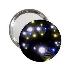 Abstract Dark Spheres Psy Trance 2 25  Handbag Mirrors by Amaryn4rt