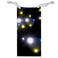 Abstract Dark Spheres Psy Trance Jewelry Bag by Amaryn4rt