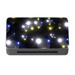 Abstract Dark Spheres Psy Trance Memory Card Reader With Cf