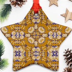 Abstract Elegant Background Card Ornament (star)