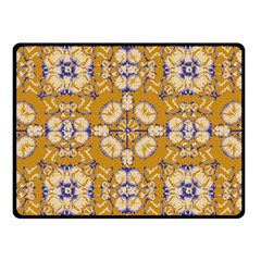 Abstract Elegant Background Card Double Sided Fleece Blanket (small) 