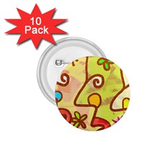 Abstract Faces Abstract Spiral 1 75  Buttons (10 Pack)