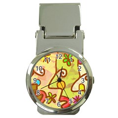 Abstract Faces Abstract Spiral Money Clip Watches by Amaryn4rt