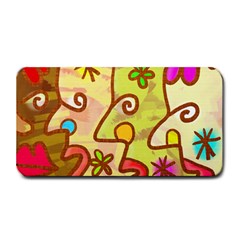 Abstract Faces Abstract Spiral Medium Bar Mats by Amaryn4rt