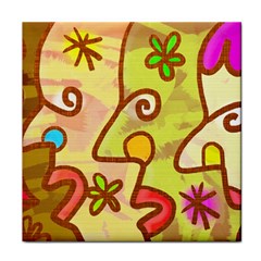 Abstract Faces Abstract Spiral Face Towel