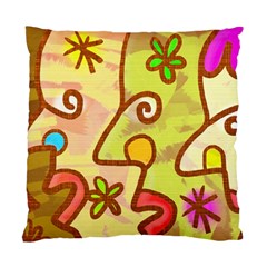 Abstract Faces Abstract Spiral Standard Cushion Case (one Side) by Amaryn4rt