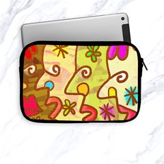 Abstract Faces Abstract Spiral Apple Ipad Mini Zipper Cases