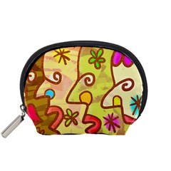 Abstract Faces Abstract Spiral Accessory Pouches (small) 