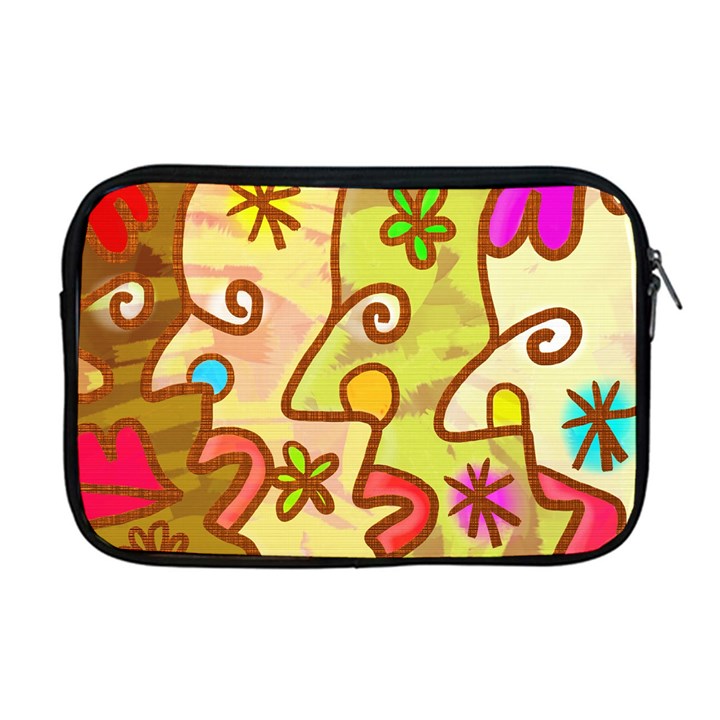 Abstract Faces Abstract Spiral Apple MacBook Pro 17  Zipper Case