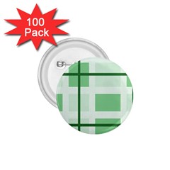 Abstract Green Squares Background 1 75  Buttons (100 Pack) 