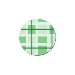 Abstract Green Squares Background Golf Ball Marker (4 Pack)