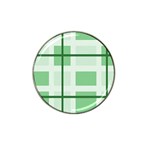 Abstract Green Squares Background Hat Clip Ball Marker (4 pack) Front