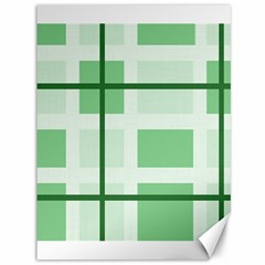 Abstract Green Squares Background Canvas 36  X 48  