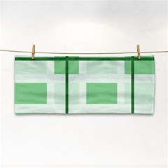 Abstract Green Squares Background Cosmetic Storage Cases