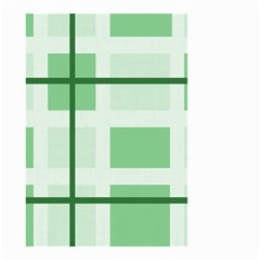 Abstract Green Squares Background Small Garden Flag (two Sides)