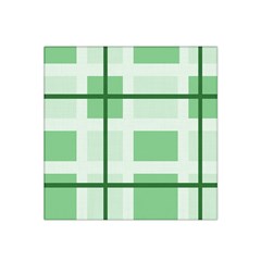 Abstract Green Squares Background Satin Bandana Scarf by Amaryn4rt