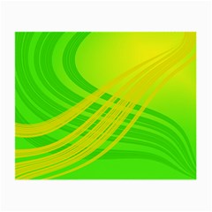 Abstract Green Yellow Background Small Glasses Cloth by Amaryn4rt