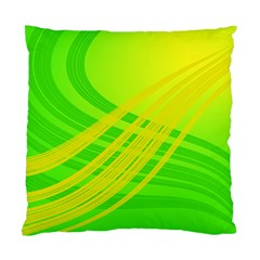 Abstract Green Yellow Background Standard Cushion Case (one Side)