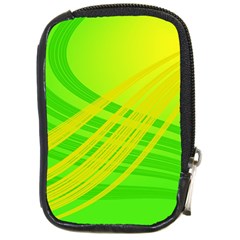 Abstract Green Yellow Background Compact Camera Cases by Amaryn4rt