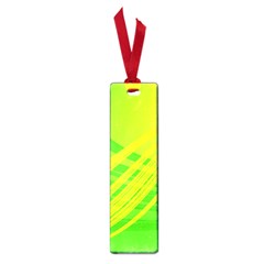 Abstract Green Yellow Background Small Book Marks