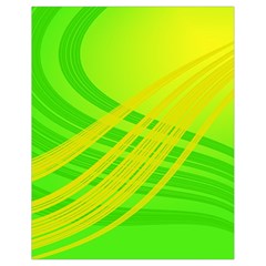 Abstract Green Yellow Background Drawstring Bag (small)