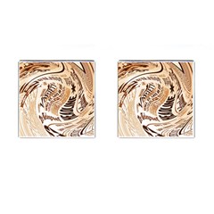 Abstract Newspaper Background Cufflinks (square)