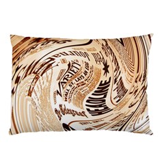 Abstract Newspaper Background Pillow Case