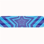 Abstract Starburst Blue Star Large Bar Mats 32 x8.5  Bar Mat