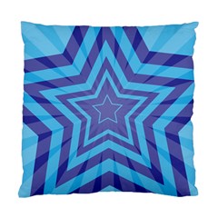 Abstract Starburst Blue Star Standard Cushion Case (one Side)