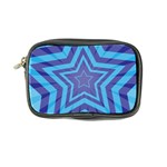 Abstract Starburst Blue Star Coin Purse Front