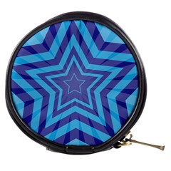 Abstract Starburst Blue Star Mini Makeup Bags by Amaryn4rt