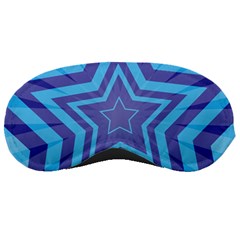 Abstract Starburst Blue Star Sleeping Masks