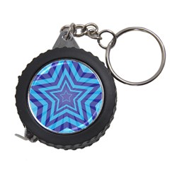 Abstract Starburst Blue Star Measuring Tapes