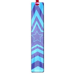 Abstract Starburst Blue Star Large Book Marks by Amaryn4rt